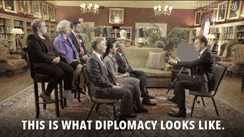 金正恩的gif-trump diplomacy GIF by The Opposition w/ Jordan Klepper