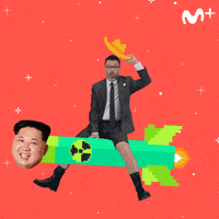 金正恩的gif-kim jong-un cowboy GIF by Movistar España