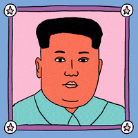 金正恩的gif-kim jong un hairstyles GIF by Sherchle