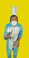 新冠肺炎GIF的gif-Rabbit Corona GIF by Muyloco