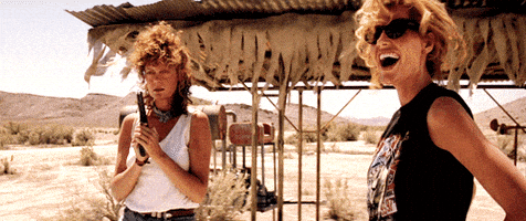 女人的gif-thelma and louise woman GIF