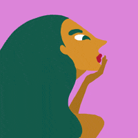 女人的gif-in love kiss GIF by Denyse
