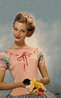 女人的gif-Vintage Woman GIF by Harmonie Aupetit