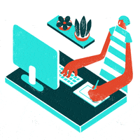 女人的gif-working never ending GIF by amelietour