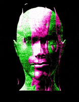 女人的gif-girl morphing GIF