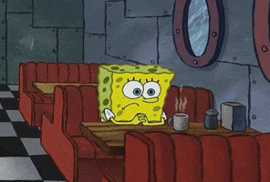 悲伤GIF的gif-Sad Isolation GIF by SpongeBob SquarePants