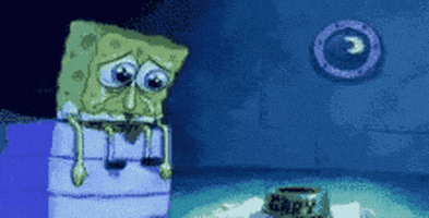 悲伤GIF的gif-Sad Spongebob GIF by moodman