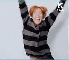 开心GIF的gif-Happy J-Hope GIF by moodman