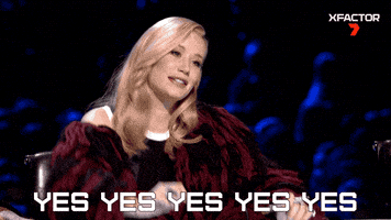 开心GIF的gif-x factor yes GIF by Iggy Azalea