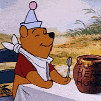 开心GIF的gif-happy winnie the pooh GIF