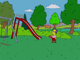 每日GIF(2020-04-10)的gif-Lonely The Simpsons GIF
