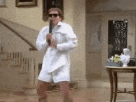 在家上班的gif-High School Dancing GIF