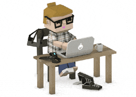 在家上班的gif-vr working GIF by bigblueboo