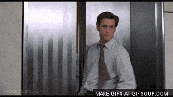 惊吓的gif-scared jim carrey GIF