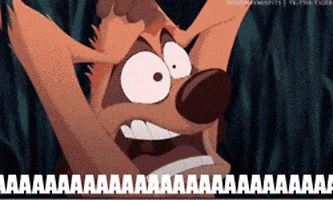 惊吓的gif-scared the lion king GIF