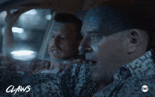 惊吓的gif-Scared Bryce GIF by ClawsTNT