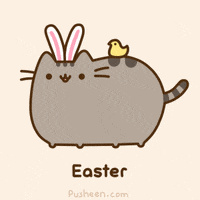 每日GIF(2020-04-14)的gif-Cat Bunny GIF by Pusheen
