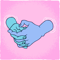 每日GIF(2020-04-14)的gif-Hands Waiting GIF by Lyla Ribot
