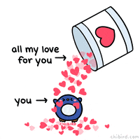 每日GIF(2020-04-14)的gif-Valentines Day Love GIF by Chibird