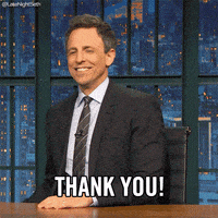 谢谢的gif-Seth Meyers Thank You GIF by Late Night with Seth Meyers