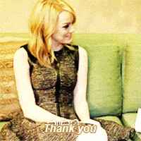 谢谢的gif-emma stone thank you GIF