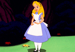 谢谢的gif-alice in wonderland thank you GIF