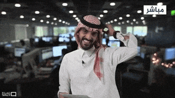 谢谢的gif-saudi thank you GIF by Telfaz11