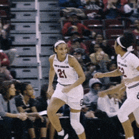 每日GIF(2020-04-19)的gif-Best Friend Laughing GIF by gamecocksonline