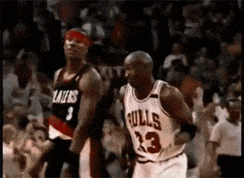 每日GIF(2020-04-19)的gif-Michael Jordan Shrug GIF by NBA