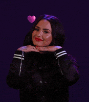 每日GIF(2020-04-19)的gif-Love You Hearts GIF by Demi Lovato