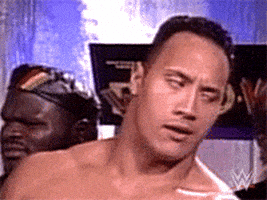 每日GIF(2020-04-19)的gif-The Rock Reaction GIF by WWE
