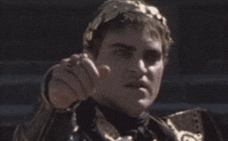 赞的gif-joaquin phoenix thumbs up GIF