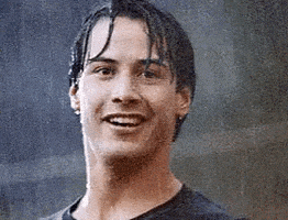 赞的gif-Keanu Reeves Reaction GIF