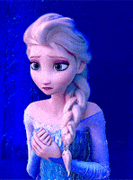 紧张的gif-sad queen elsa GIF