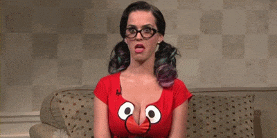 紧张的gif-confused katy perry GIF