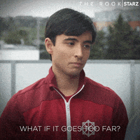 紧张的gif-Scared Season 1 GIF by The Rook