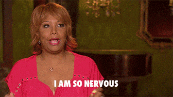 紧张的gif-nervous traci braxton GIF by Braxton Family Values 