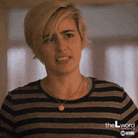 紧张的gif-Season 1 The Lword GIF by The L Word: Generation Q