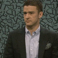 紧张的gif-nervous justin timberlake GIF