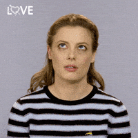 每日GIF(2020-04-20)的gif-Gillian Jacobs Eye Roll GIF by NETFLIX