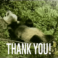 熊猫的gif-wwf uk thank you GIF