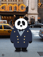 熊猫的gif-new york fashion GIF