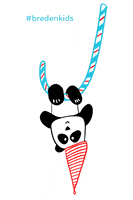 熊猫的gif-santas little helper party GIF by Breden Kids