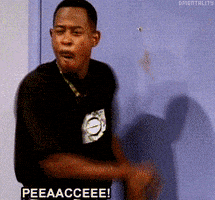 拜拜的gif-get out peace GIF