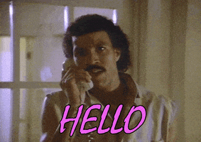 哈喽的gif-Lionel Richie Hello GIF