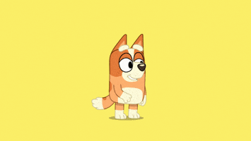 哈喽的gif-Bingo Hello GIF by Bluey