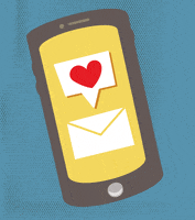 哈喽的gif-illustration love GIF
