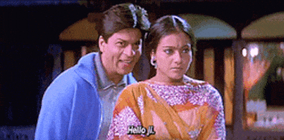 哈喽的gif-shah rukh khan hello GIF