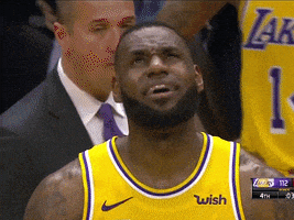 每日GIF(2020-04-21)的gif-Look Up Lebron James GIF by ESPN