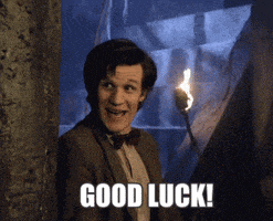好运的gif-doctor who good luck GIF